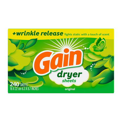 Gain Original Scent Tumble Dryer Sheets 240