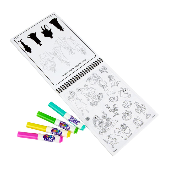 Crayola Disney Princess Sticker Activity Pad, 12 Princess Coloring Pages, 100+ Stickers, Travel Activity, Princess Toys, Toddler Gifts