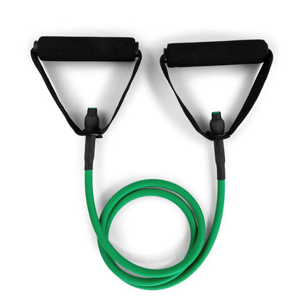 Champion Sports XF200 Light Resistance Tubing w/Foam Handle, Green