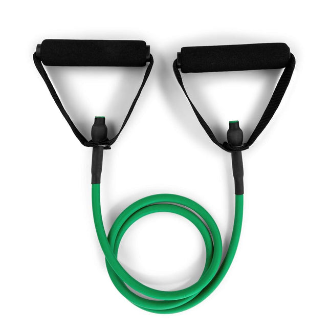Champion Sports XF200 Light Resistance Tubing w/Foam Handle, Green