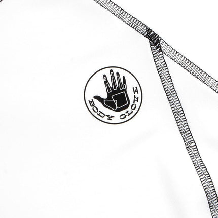 Body Glove Boys Swim Shirt - UPF 50+ Sun Protection Quicky Dry Long Sleeve Rash Guard for Boys Youth Kids Swimwear (5-14), White Long Sleeve, 14