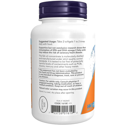 NOW DHA-250,120 Softgels