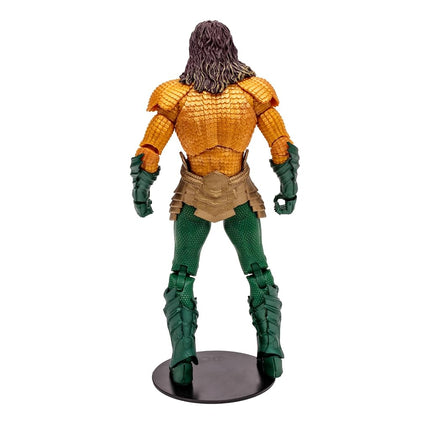 McFarlane Toys DC Multiverse Aquaman 7-Inch Action Figure - Incredibly Detailed King of Atlantis with Ultra Articulation, Trident, Extra Hands, and Collectible Art Card