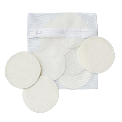 Coussinets d'allaitement lavables Dr. Brown's en bambou, réutilisables, avec sac à linge, absorption jour et nuit, lot de 8
