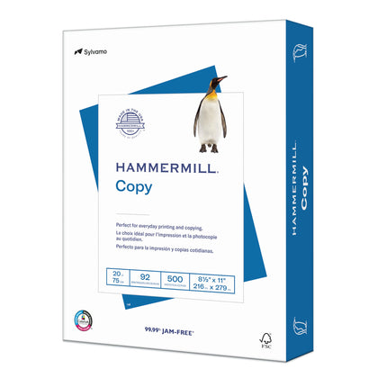 Hammermill Printer Paper, 20 lb Copy Paper, 8.5 x 