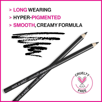 wet n wild Color Icon Kohl Eyeliner Pencil, Rich Hyper-Pigmented Color, Smooth Creamy Application, Long-Wearing Matte Finish Versatility, Cruelty-Free - Neutral Calling Your Buff!