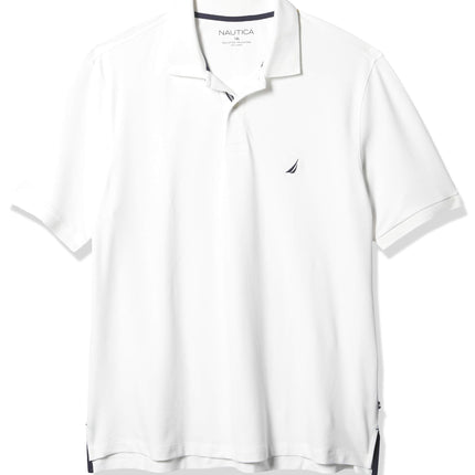 Nautica Men's Big & Tall Stretch Pique Polo Shirt,