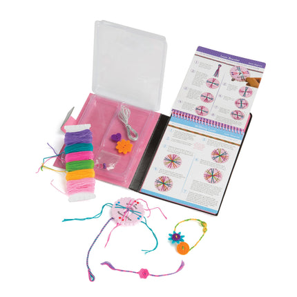 Set de Actividades de Manualidades de Pulseras de la Amistad "On-the-Go" de Melissa & Doug (Crea más de 10 Pulseras)