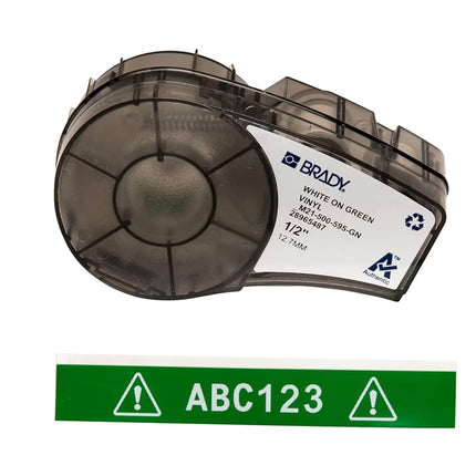Brady M21-500-595-GN BMP21 Tape B- 595 Indoor/Outd