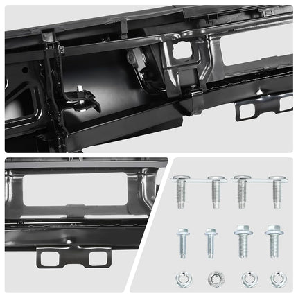 Pare-chocs arrière DNA MOTORING compatible avec Silverado/Sierra 2500HD 3500HD 2015-2019, sans trous pour capteurs de stationnement arrière, GM1103190, STEPBUM-10057