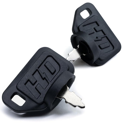 (2 Pack) HD Switch Ignition Switch Key Set replaces Toro Exmark 63-8360, 103-2106, 1-603511, 62-7770 Titan Z-Master Lazer Z, Turf Ranger Navigator, Turf Tracer X-Series Metro + FREE Carabiner Keychain