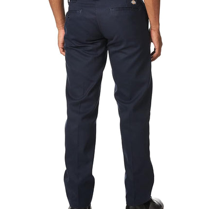 Dickies Men's Flex Work Pant Slim Straight Fit, Dark Navy V1, 30W x 34L