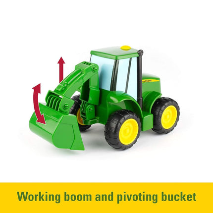 John Deere Farmin' Friends Hauling Tractor Toy Set, Farm Set for Toddlers, Push Along Toys for Children, Baby Interactive Toy, Push Along Toy Suitable for 18 Months, 2, 3 Year Old Boys and Girls