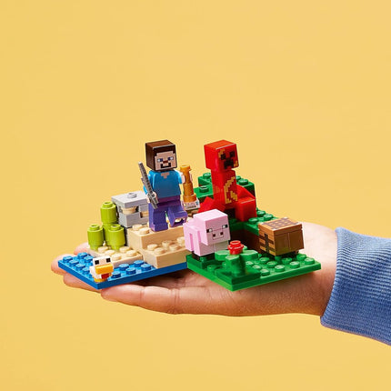 LEGO Minecraft The Creeper Ambush 21177 Building Kit; Gaming Adventure Playset; Fun, Creative Toy for Kids Aged 7+ (72 Pieces)