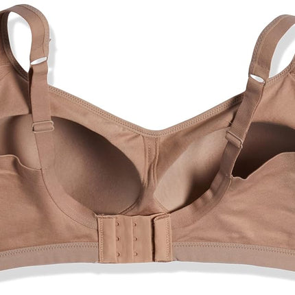 Warner's Women's Easy Does It Underarm-Smoothing with Seamless Stretch Wireless Lightly Lined Comfort Bra Rm3911a, Opaque, Toasted Almond, XXL