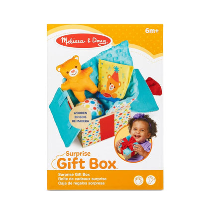 Melissa & Doug Surprise Gift Box Infant Toy| Developmental Toy for Toddlers | Sensory Toys for Children | 0+ | Gift for Baby Boys or Baby Girls - FSC Certified
