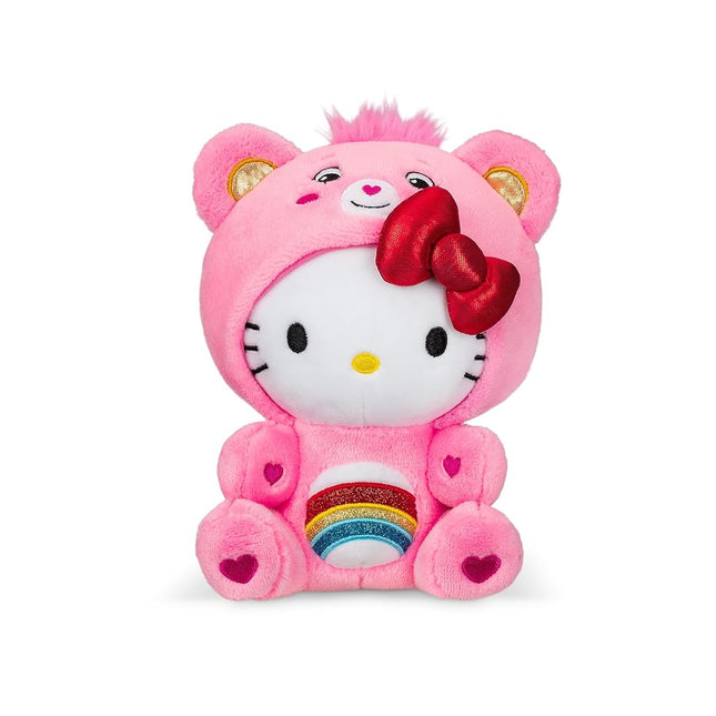 Care Bears Hello Kitty Dressed As Cheer Bear 8" Fu