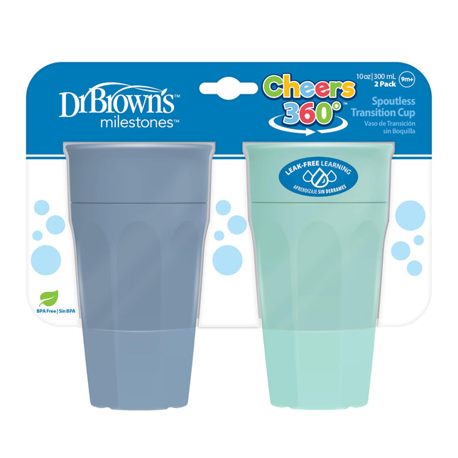 Dr. Brown's Cheers 360 Spoutless Training Cup, 9m+