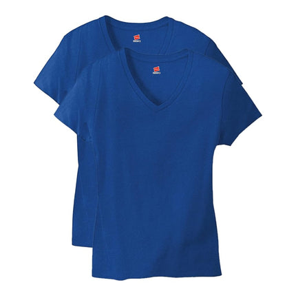Hanes Women's Lightweight Nano T-Shirt, Deep Royal