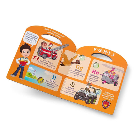 Melissa & Doug PAW Patrol Children's Book - Poke-A-Dot: Alphabet Adventure, Multicolor, 33263
