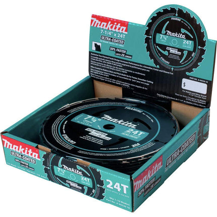 Makita A-94530-10 7-1/4" 24T Ultra-Coated Framing Blade, 10-Pack