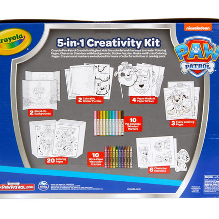 Crayola PAW Patrol Art Kit (60+Pcs), Art Set for Kids, PAW Patrol Toys & Gifts, PAW Patrol Coloring Set, Gift for Boys & Girls, Ages 4+
