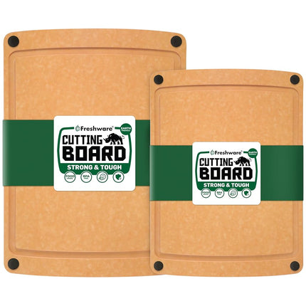 Freshware Wood Cutting Boards for Kitchen, Juice G