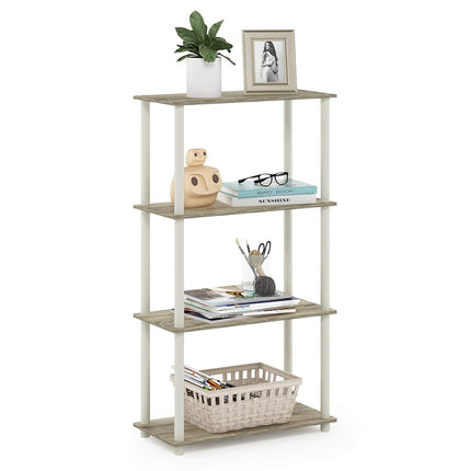Furinno TURN-N-TUBE Storage Shelves, 4-Tier Toolle