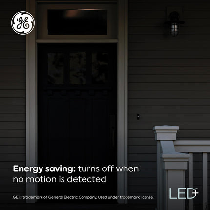 Luz GE LED+ con sensor de movimiento, luces nocturnas con sensor de movimiento para interiores, blanco suave, luz de techo de repuesto de 100 vatios, luces de seguridad para baños, dormitorios y pasillos