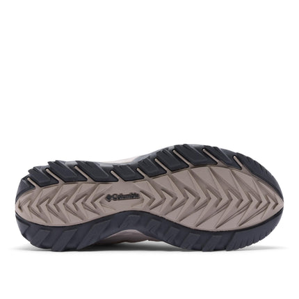 Columbia mens Strata Trail Mid Waterproof, Soft Taupe/Dark Grey, 7