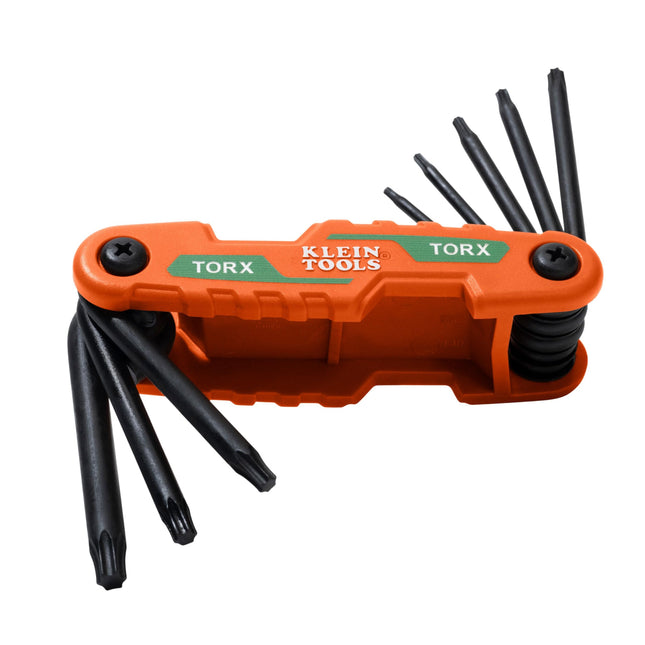 KLEIN TOOLS Cmpct Folding Hex Key Set 8-Key Torx S