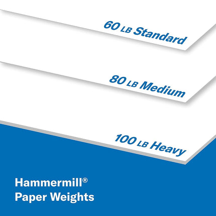 Hammermill Premium Color Copy Cover Cardstock, White, 8.5 x 11, 100lb, 100 Bright, 250 Sheets