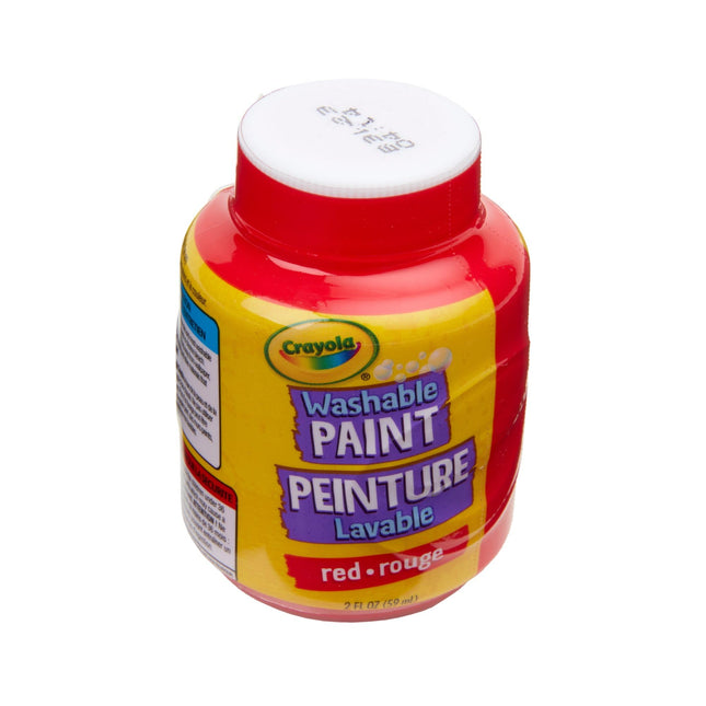 Crayola Washable Paint, 2 Oz, Red
