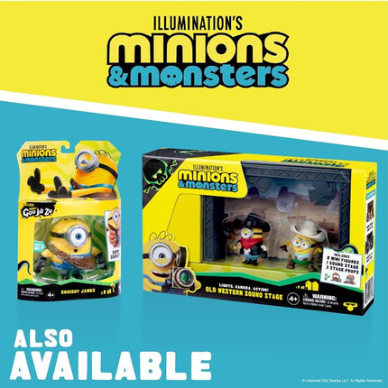 MINIONS Illumination's Quest for Monsters Playset with Goomi, Mystery Toys