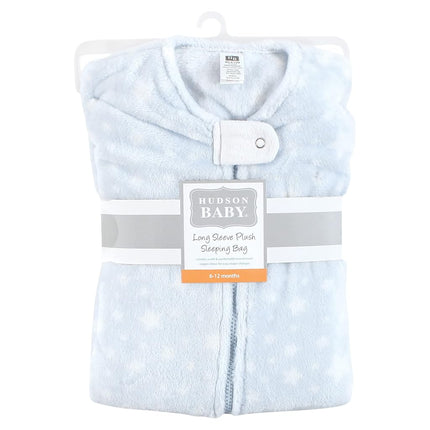 Gigoteuse unisexe en peluche pour bébé Hudson, sac de couchage, couverture, étoiles bleues, 12-18 mois