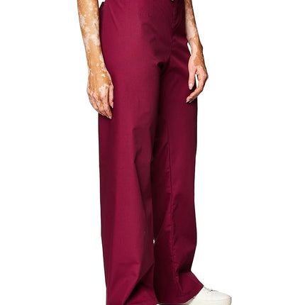 WonderWink 5006XWIN2XL Pantalon de survêtement unisexe Papa Fit Origins sans couture, couleur vin, grande taille - 2XL