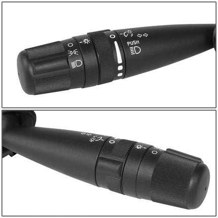 DNA MOTORING OEM-SW-0030 Combination Switch Compatible with 11-14 Chrysler 200/06-10 PT Cruiser / 07-10 Sebring,H/L Dimming, Turn Signal,Black
