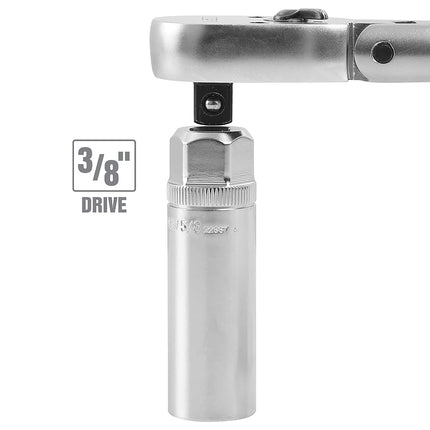 OEM TOOLS 22887 5/8 Inch Magnetic Spark Plug Socket, 3/8 Inch Drive | For Removing and Installing 5/8 Inch Spark Plugs | Strong Magnet Forms a Tight Hold on Spark Plug | Rust Resistant