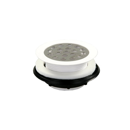 JR Products 95155 White Shower Strainer