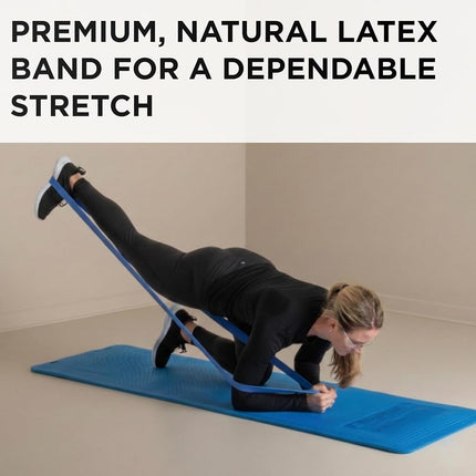 TheraBand Resistance Bands, 5.5m Roll Professional Latex Elastic Band For Upper & Lower Body, Core Exercise, Physical Therapy, Pilates, Home Workouts, Rehab, Blue, Extra Heavy, Intermediate Level 5