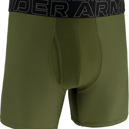 Under Armour Men's Tech 1-Pack Boxer Brief, 6" Inseam, All-Day Comfort & Ultra-Soft