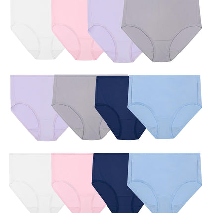 Fruit of the Loom Women's Microfiber Hi-Cut Underw