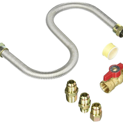 Mr. Heater F271239 Propane Connection kit, Stainless-Steel, Silver and Brass, S