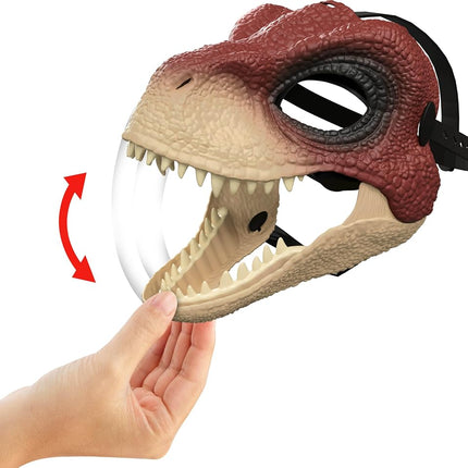 Jurassic World Rebirth Raptor Dinosaur Mask Toy for Kids Ages 4 and Up