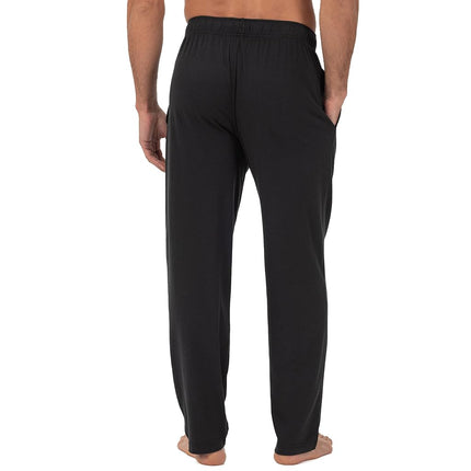Fruit of the Loom Men's Extended Sizes Jersey Knit Sleep Pajama Lounge Pant (1 & 2 Packs) Bottom, Black/Navy (2-Pack), XXL (Pack of 2)