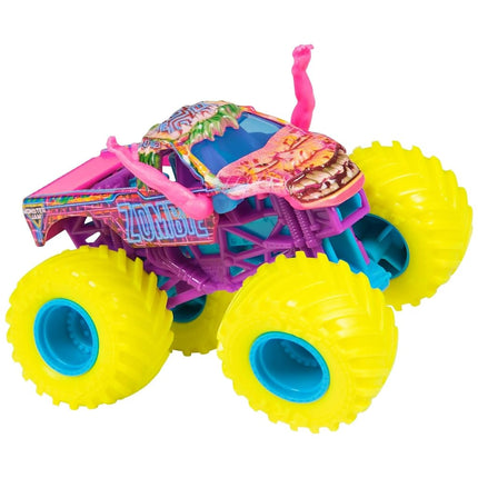 Monster Jam 2026 Official 1:64 Diecast Truck Series 45 Cyberflare Zombie