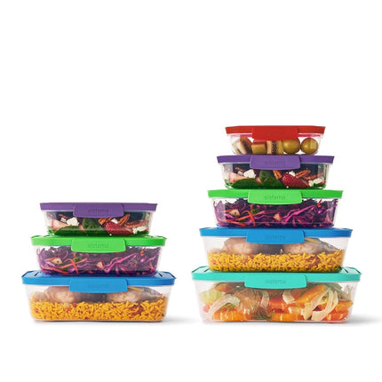 Sistema Nest It Food Storage Containers with Lids, 8-Pack