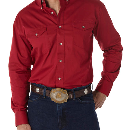 Wrangler Men's Painted Desert Two Pocket Long Slee