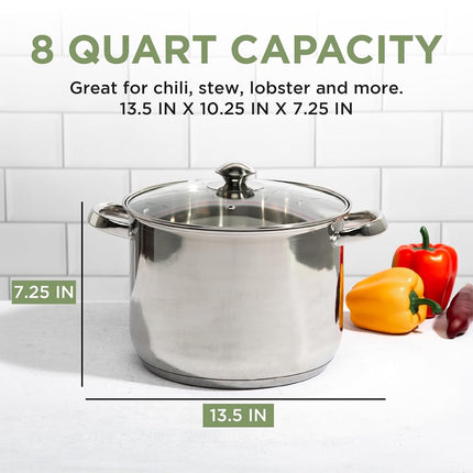 Ecolution Stainless Steel, 8-Quart
