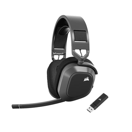 Corsair HS80 MAX Wireless Xbox Gaming Headset with Bluetooth � Dolby Atmos � Broadcast Quality Microphone � iCUE Compatible � Xbox, PC, Mac, Mobile � Steel Grey